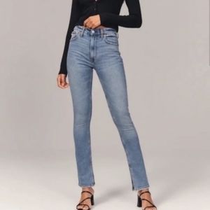ABERCROMBIE & FITCH The Skinny High Rise Curve Love Jean Sz 16